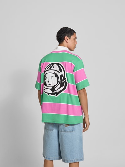 Billionaire Boys Club Relaxed Fit Poloshirt aus Baumwolle Pink 5