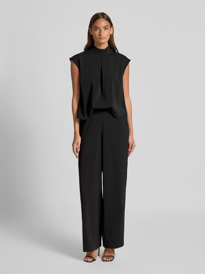 mbyM Jumpsuit mit Stehkragen Modell 'Maaja' Black 4