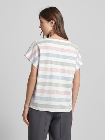 Tom Tailor T-Shirt mit Streifenmuster Pink 5