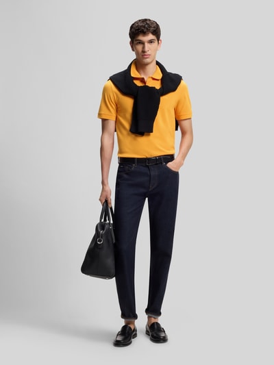 BOSS koszulka polo o kroju regular fit z czystej bawełny model 'PALLAS' Pomarańczowy 1