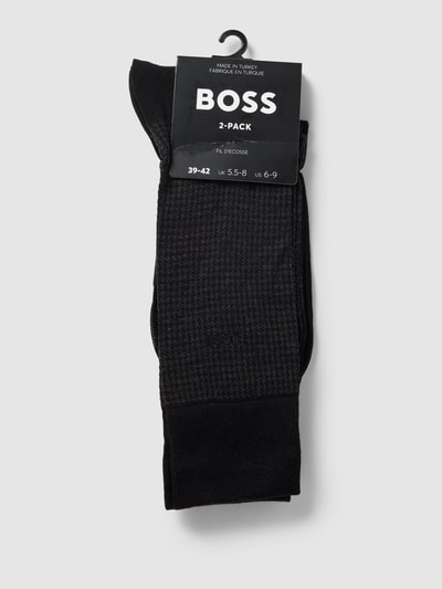BOSS Socken mit Label-Detail im 2er-Pack Black 3