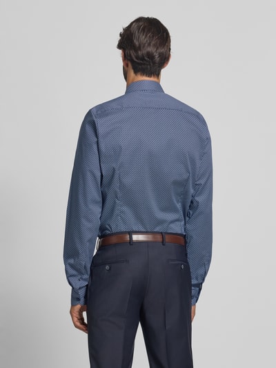 OLYMP Level Five Slim Fit Businesshemd mit extra langem Arm Marine 5