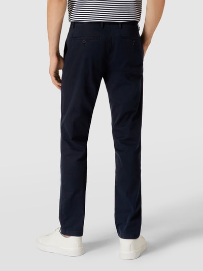 Tommy Hilfiger Pants Spodnie z detalami z logo model ‘Denton’ Granatowy 5