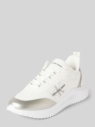 Calvin Klein Jeans Sneakers met labelprint, model 'EVA' Offwhite - 1