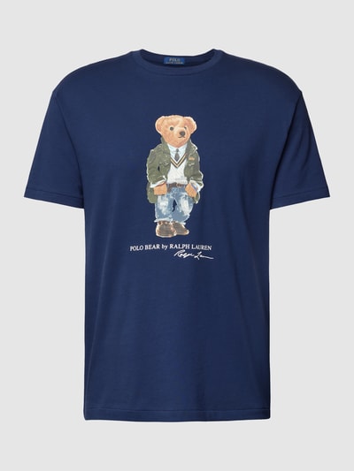 Polo Ralph Lauren Classic fit T-shirt met motiefprint Marineblauw - 2