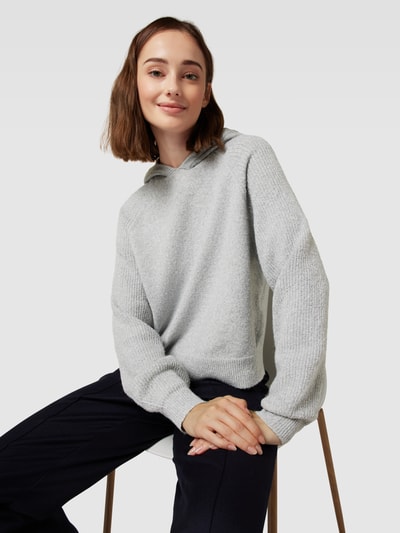 Vero Moda Gebreide pullover met capuchon, model 'DOFFY' Middengrijs - 3