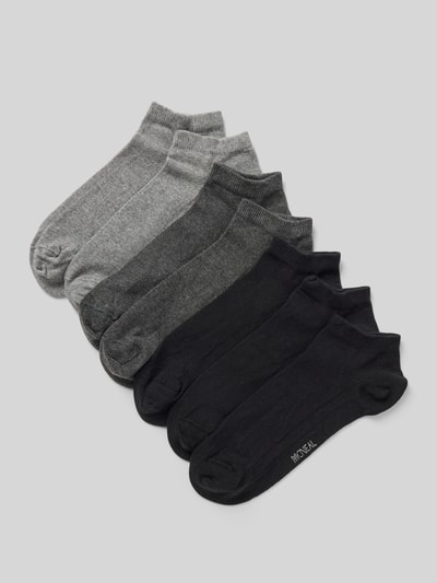 MCNEAL Socken mit Label-Print im 7er-Pack Graphit Melange 1