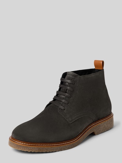 Marc O'Polo Veterschoen van suède Antraciet - 1