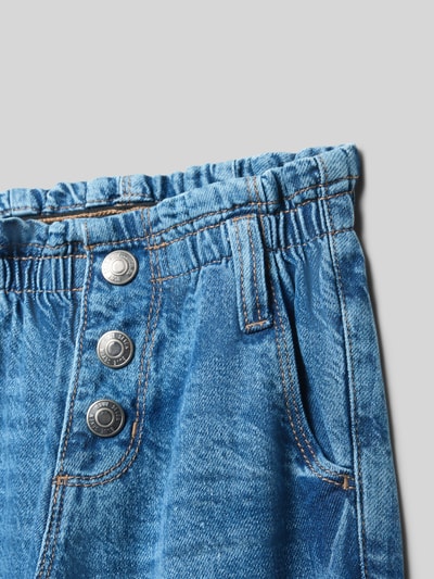 Blue Seven Jeansy o kroju straight fit z elastycznym pasem Niebieski 2