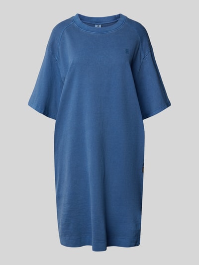 G-Star Raw Knielanges T-Shirt-Kleid mit Rundhalsausschnitt Jeansblau 2