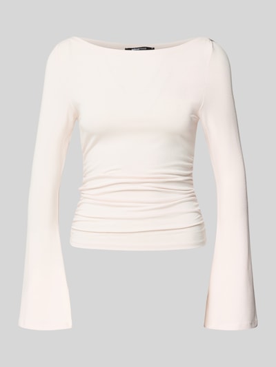Gina Tricot Shirt met lange mouwen en rimpelingen Lichtroze - 2