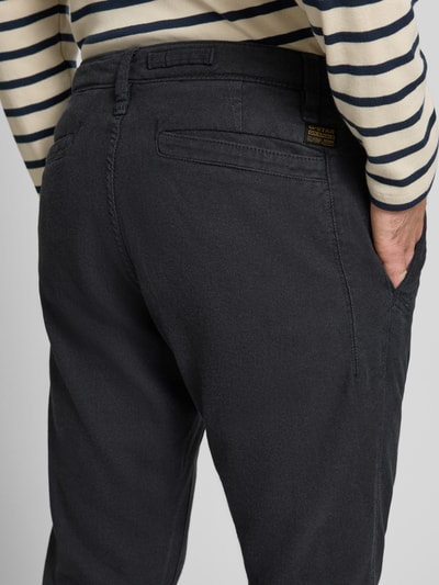G-Star Raw Slim fit chino met steekzakken, model 'Bronson' Donkerblauw - 3