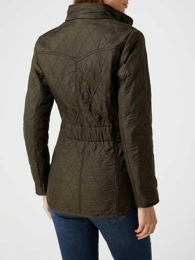 Barbour Steppjacke mit Fleecefutter Modell 'Cavalry' Oliv 5