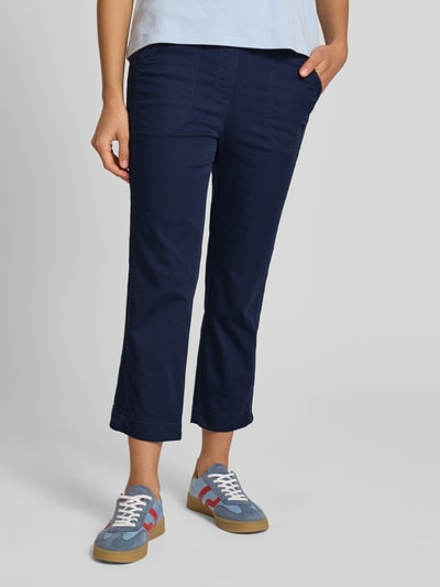 TONI Slim Fit Jogpants mit verkürztem Schnitt Modell 'Sue' Dunkelblau 4