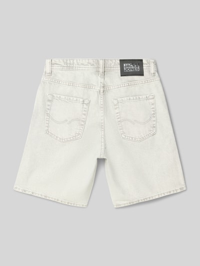 Jack & Jones Loose Fit Jeansshorts mit Eingrifftaschen Modell 'TONY' Ecru 3