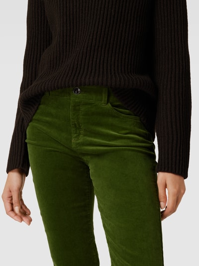 Christian Berg Woman Stoffen broek met 5-pocketmodel Grasgroen - 3