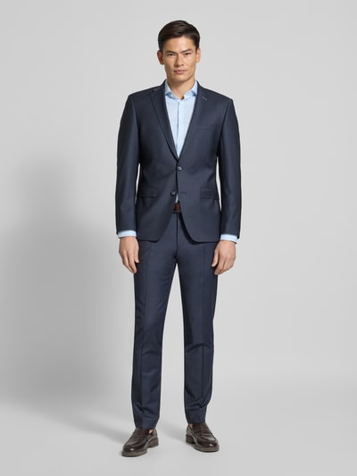OLYMP No. Six Super slim fit zakelijk overhemd met kentkraag Bleu - 1