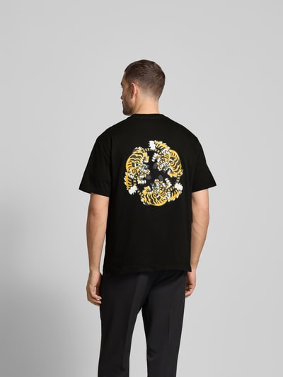 Kenzo T-Shirt aus reiner Baumwolle Black 5