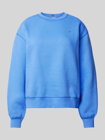 Tommy Hilfiger Regular Fit Sweatshirt mit Logo-Stitching Bleu 2