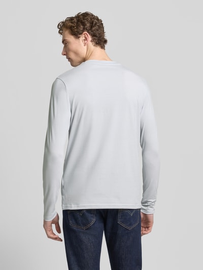 BOSS Orange Regular Fit Langarmshirt aus Baumwoll-Mix Modell 'TCHARK' Hellgrau 5