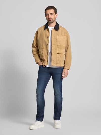 BOSS Orange Slim fit jeans van katoenmix, model 'DELAWARE BO SHARK' Jeansblauw - 1