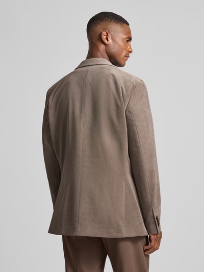 Christian Berg Men Slim Fit Sakko mit Reverskragen Beige 5