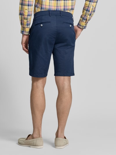 Brax Regular Fit Chinoshorts aus Baumwoll-Mix Modell 'BOZEN' Marine 5