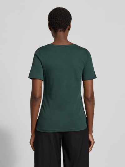 s.Oliver RED LABEL T-shirt o kroju regular fit z czystej bawełny Ciemnozielony 5