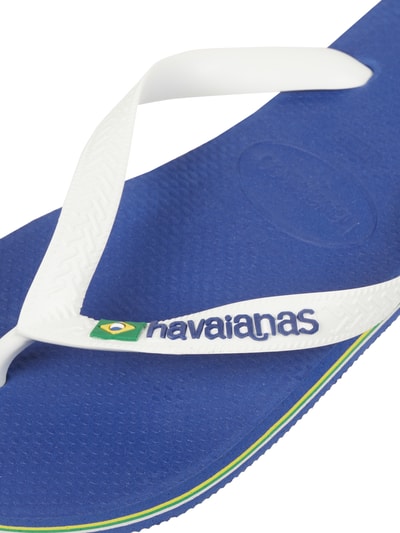 Havaianas Japonki z logo model ‘Brasil’ Królewski niebieski 2