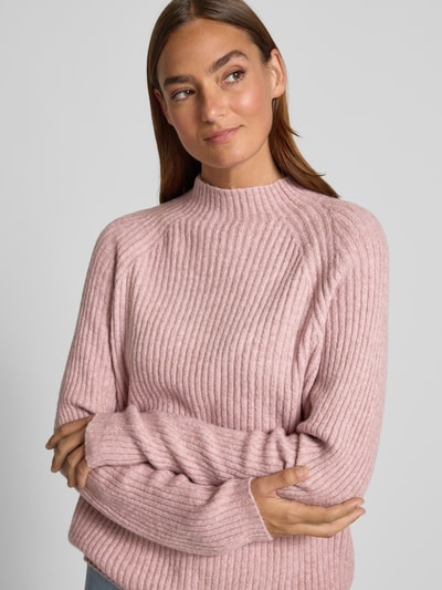 Tom Tailor Denim Regular Fit Strickpullover mit Baumwoll-Anteil  Altrosa 3