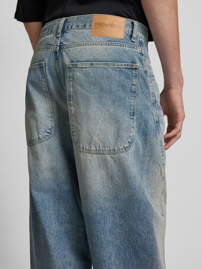 REVIEW Baggy jeans met deelnaden Blauw - 3