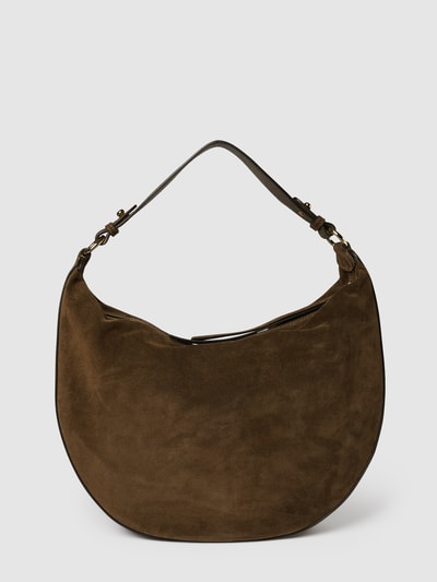 Abro Hobo Bag mit Label-Applikation Modell 'LULU' Oliv 5