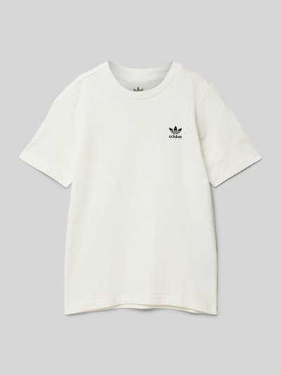 adidas Originals T-Shirt mit Label-Stitching Modell 'CLOWHI' Offwhite 1