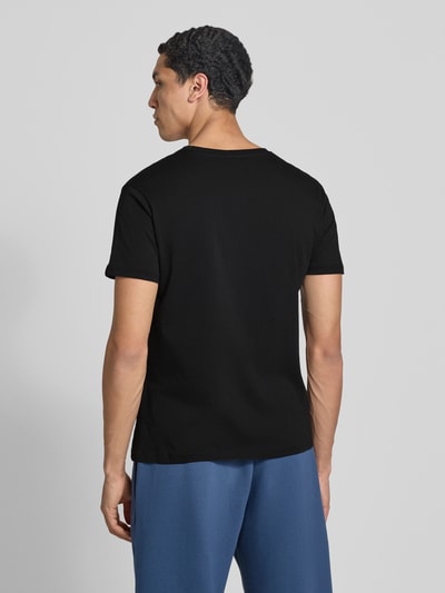 Alpha Industries T-Shirt mit Label-Print und Rundhalsausschnitt Black 5