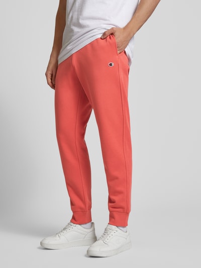 CHAMPION Sweatpants met labeldetail Rood - 4