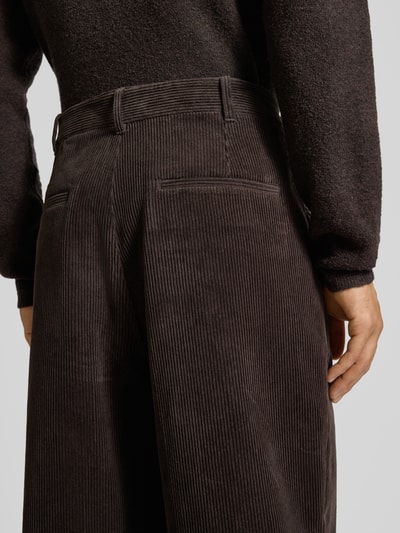 JAKE*S STUDIO MEN Straight Leg Cordhose mit Gesäßtaschen Dunkelbraun 3