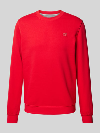 s.Oliver RED LABEL Sweatshirt met ronde hals Rood - 2