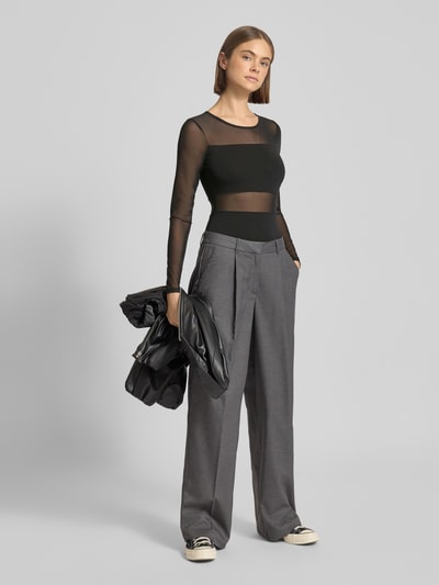ONLY Body o kroju slim fit z mieszanki bawełny model ‘ESTHER’ Czarny 1