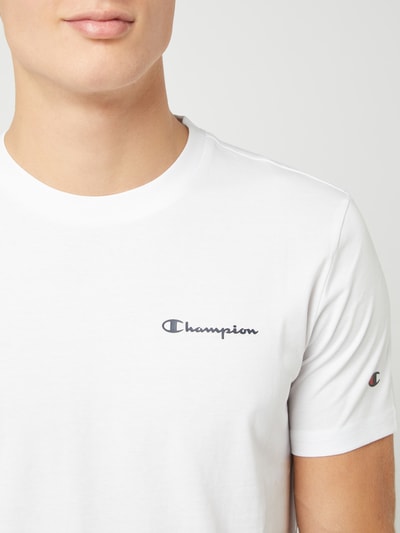 CHAMPION Comfort Fit T-Shirt mit Logo  Weiss 3