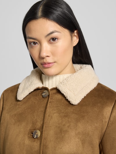 Lauren Ralph Lauren Jack met voering van teddybont en klepzakken Camel - 3