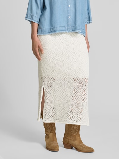 Smith and Soul Maxirock mit elastischem Logo-Bund Offwhite 4