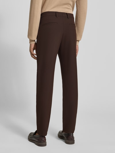 SELECTED HOMME Slim fit chino met viscose, model '175' Donkerbruin - 5
