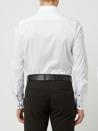 OLYMP Level Five Slim fit zakelijk overhemd met stretch en extra lange mouwen  Wit - 6