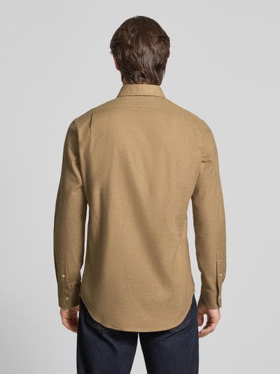 Polo Ralph Lauren Custom Fit Freizeithemd mit Label-Stitching Camel 5