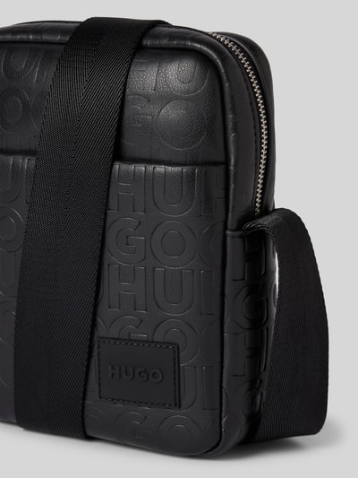HUGO Umhängetasche mit Label-Patch Modell 'Ethon' Black 3