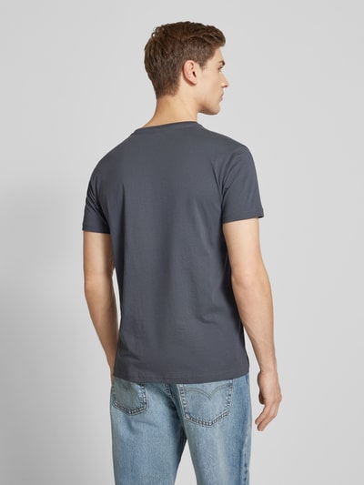 Alpha Industries T-shirt met labelprint Antraciet - 5