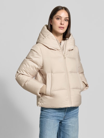 Marc O'Polo Regular Fit Daunenjacke mit Label-Patch Ecru 4