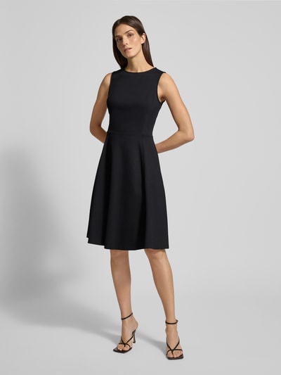 Lauren Ralph Lauren Knielanges Kleid aus Viskose-Mix Modell 'CHARLEY' Black 4