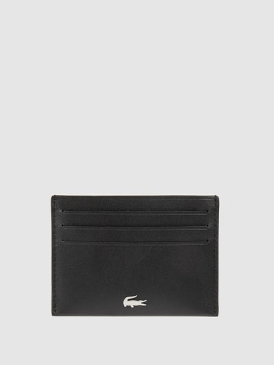 Lacoste Kartenetui aus Leder Black 1