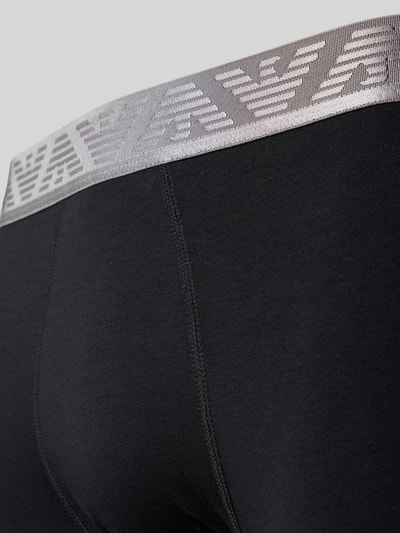 Emporio Armani Trunks mit Label-Bund im 3er-Pack Black 2